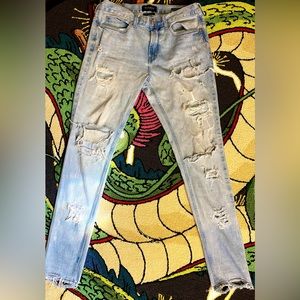 Skinny Jean I distress myself. jeans in great condition worn once at a festival.